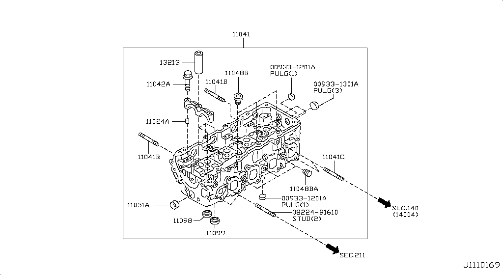 Крышка цилиндра, перекидная крышка COMPONENT PARTS (12.06 - н.в.)