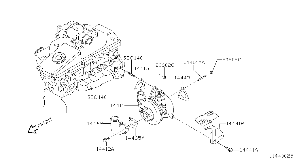 Турбокомпрессор TURBO CHARGER (12.06 - н.в.)