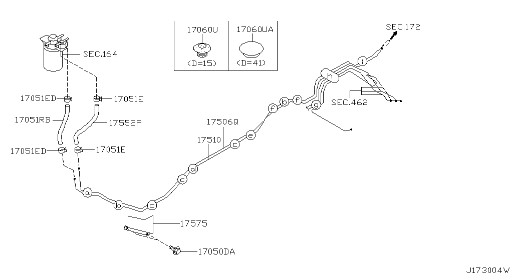Топливный трубопровод PIPING (06.99 - 02.00)
