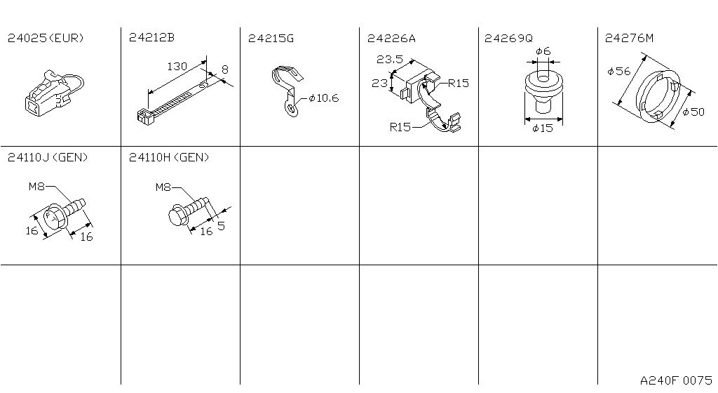 Электропроводка ENGINE ROOM FITTING(2) (10.97 - 06.99)