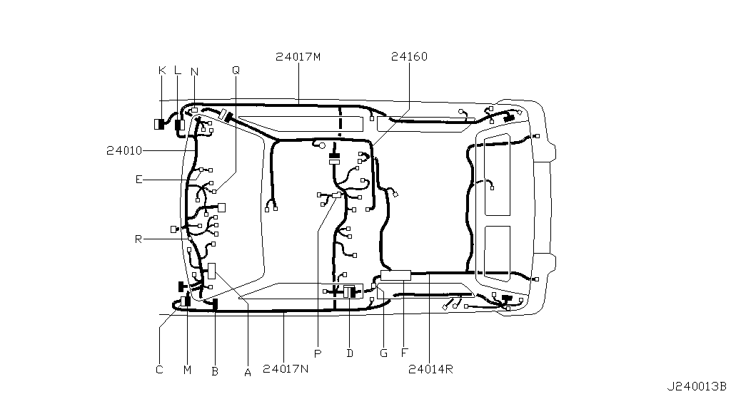 Электропроводка BODY(INST,ROOF,FLOOR) (02.00 - 07.04)