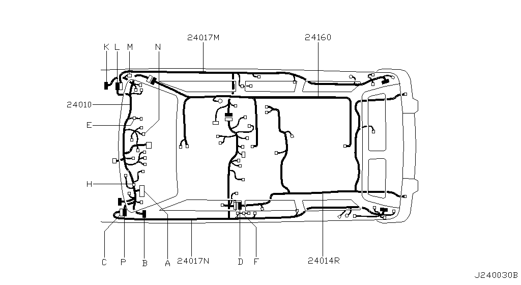 Электропроводка BODY(INST,ROOF,FLOOR) (10.02 - 12.06)