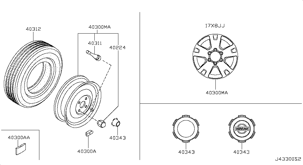 Колеса и шины ALUMINUM WHEEL (10.05 - 12.06)
