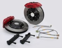 Спортивная тормозная система передняя, 6-Piston Big Brake Kits, Red Calipers - 2-Piece 14.25" Slotted Rotors - 