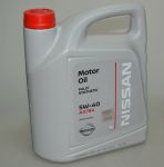 Масло моторное для автомобилей Nissan Motor Oil 5W-40 5L - 